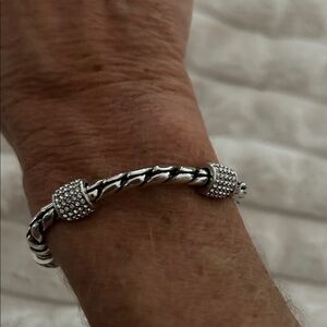 Brighton Silver Twisted Bracelet